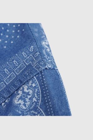 Style Core Aesthetics, New Style Trends Cityboy Denim Shirt Set