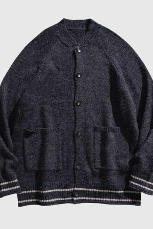 Style Core Aesthetics, New Style Trends Classic Button-Up Knit Cardigan
