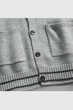 Style Core Aesthetics, New Style Trends Classic Button-Up Knit Cardigan
