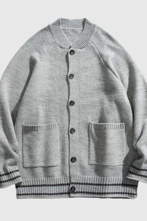 Style Core Aesthetics, New Style Trends Classic Button-Up Knit Cardigan