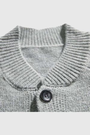 Style Core Aesthetics, New Style Trends Classic Button-Up Knit Cardigan