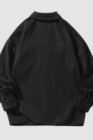 Style Core Aesthetics, New Style Trends Classic Contrast Patchwork Shirts