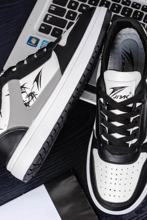 Style Core Aesthetics, New Style Trends Classic Monochrome Low-tops