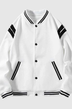Style Core Aesthetics, New Style Trends Classic Varsity Baseball Jacket