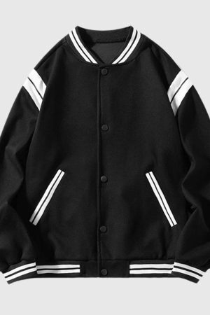 Style Core Aesthetics, New Style Trends Classic Varsity Baseball Jacket