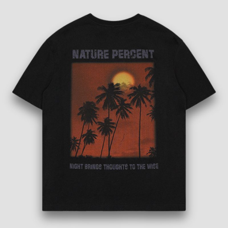 Style Core Aesthetics, New Style Trends Coconut Palm Cotton Tee