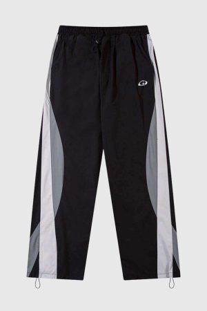 Style Core Aesthetics, New Style Trends Color Block Casual Sweatpants
