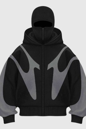 Style Core Aesthetics, New Style Trends Color Block Hoodies