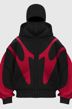 Style Core Aesthetics, New Style Trends Color Block Hoodies