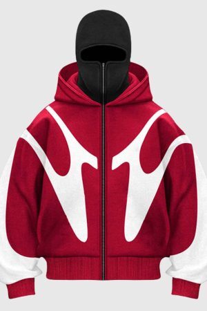 Style Core Aesthetics, New Style Trends Color Block Hoodies