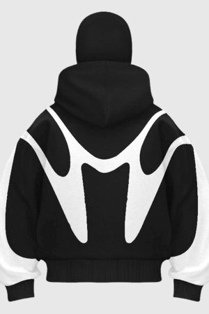 Style Core Aesthetics, New Style Trends Color Block Hoodies
