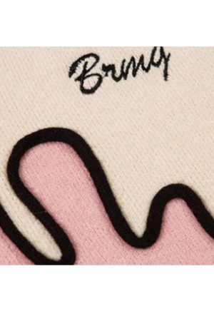 Style Core Aesthetics, New Style Trends Color Block Letter Loose V-Neck Vest