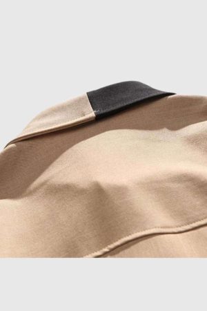 Style Core Aesthetics, New Style Trends Color Block Letter Print Shirt