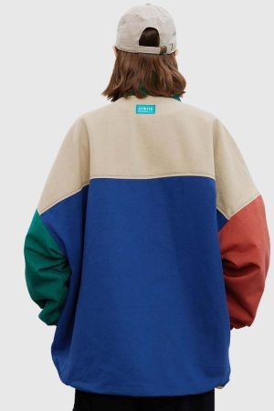 Style Core Aesthetics, New Style Trends Color-Block Reversible Jacket