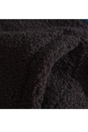 Style Core Aesthetics, New Style Trends Color-Block Shearling-Lined Warm Cotton Coat