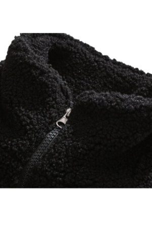 Style Core Aesthetics, New Style Trends Color-Block Shearling-Lined Warm Cotton Coat