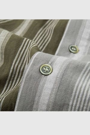 Style Core Aesthetics, New Style Trends Color Block Striped Shirt