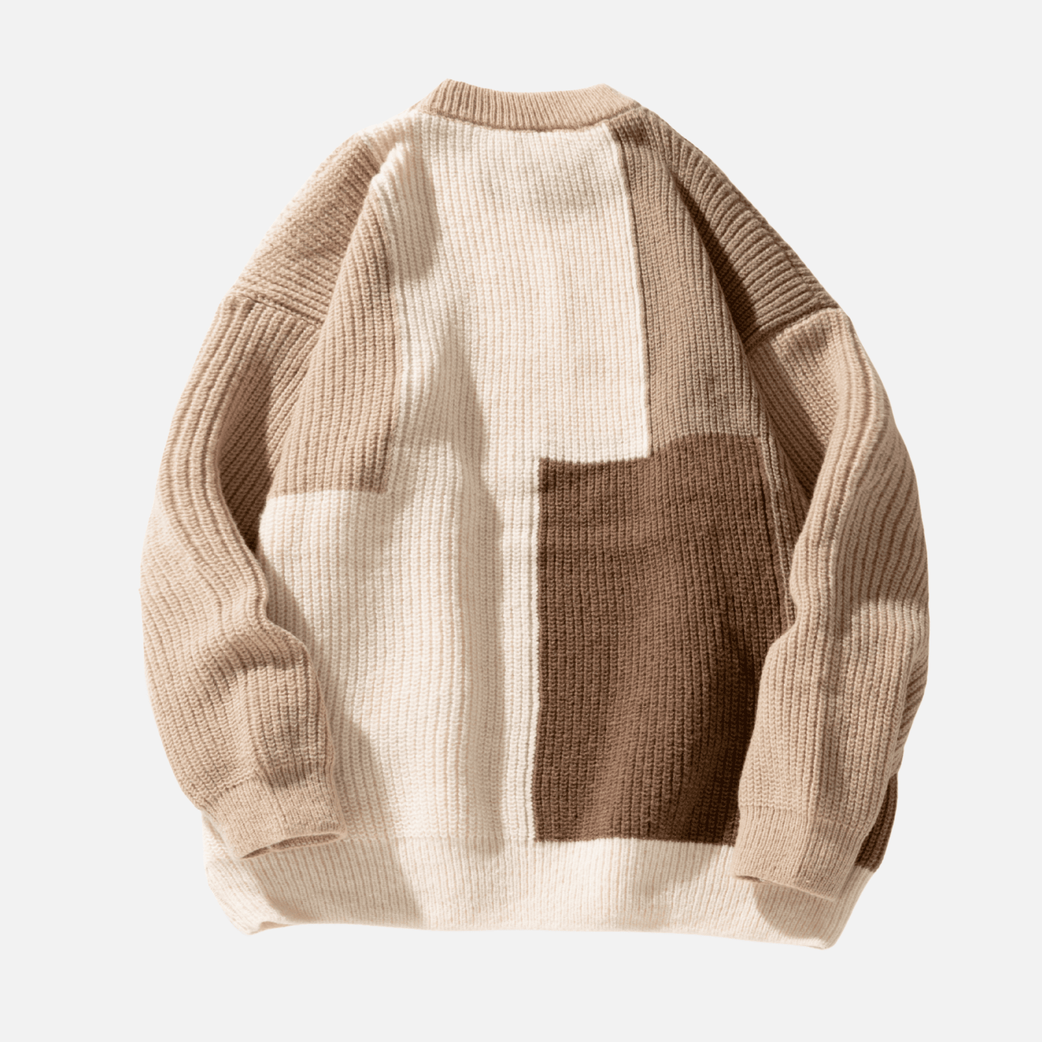 Style Core Aesthetics, New Style Trends Color Block Textured Knit Sweater Style Core Aesthetics, New Style Trends Color Block Textured Knit Sweater