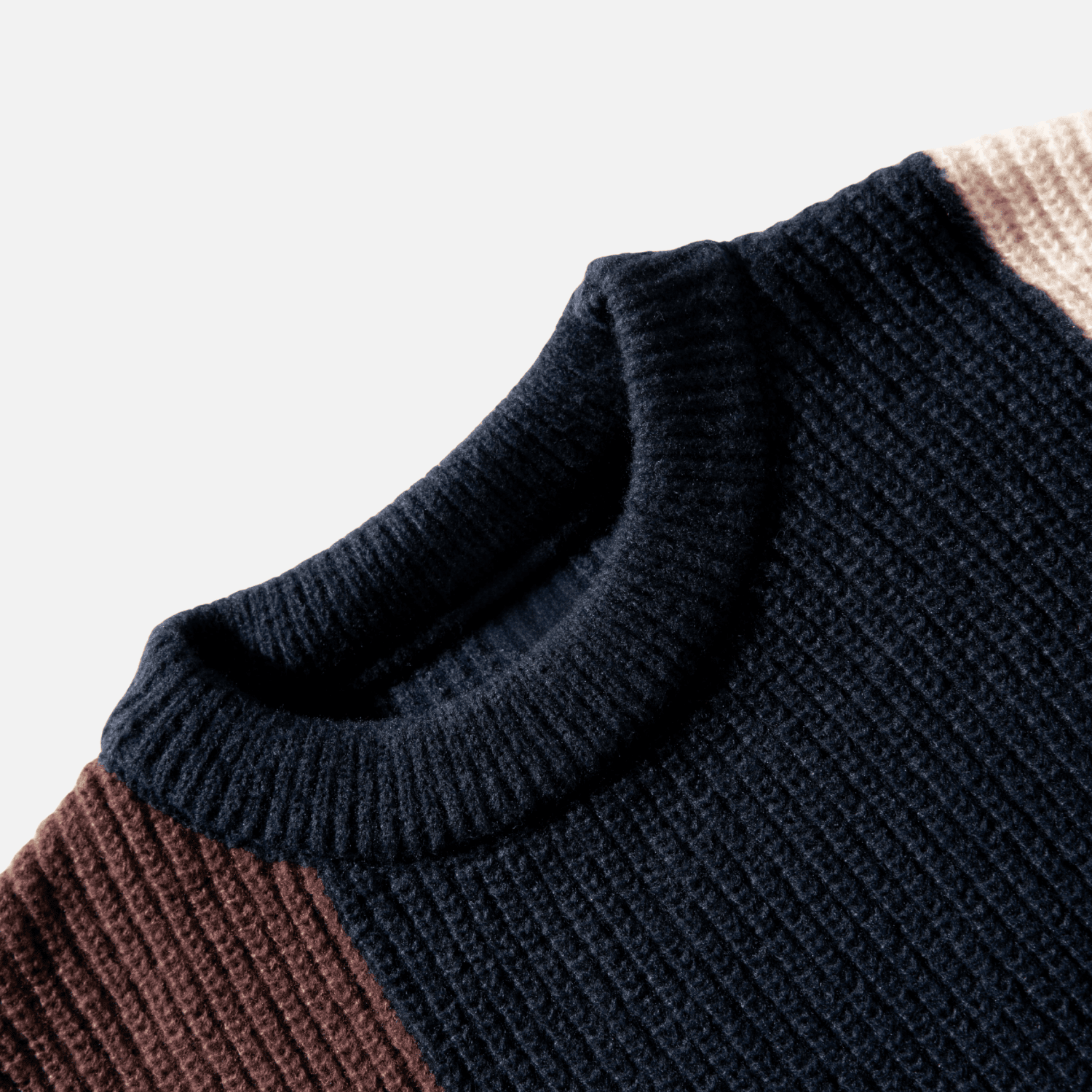 Style Core Aesthetics, New Style Trends Color Block Textured Knit Sweater Style Core Aesthetics, New Style Trends Color Block Textured Knit Sweater