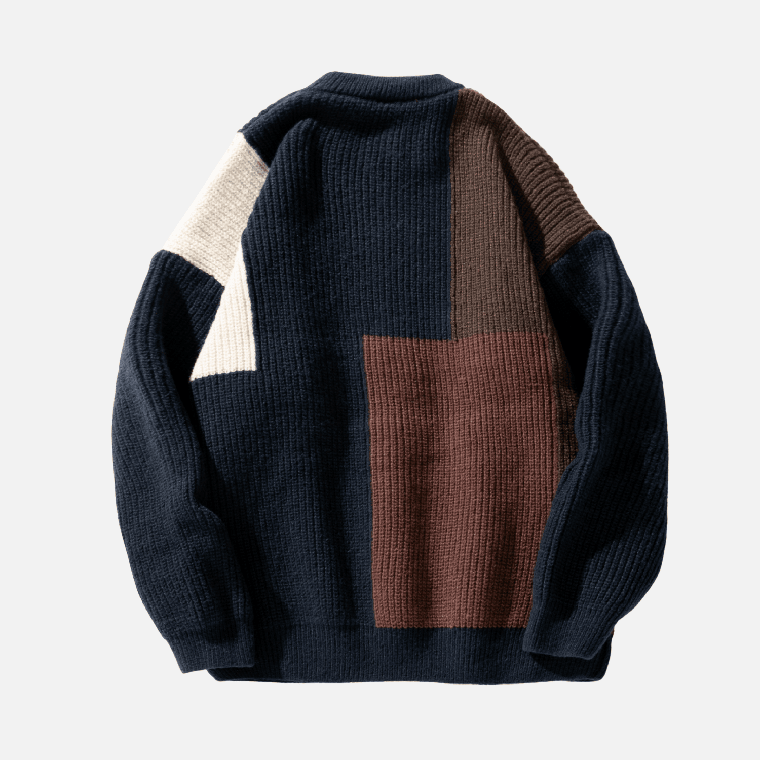 Style Core Aesthetics, New Style Trends Color Block Textured Knit Sweater Style Core Aesthetics, New Style Trends Color Block Textured Knit Sweater