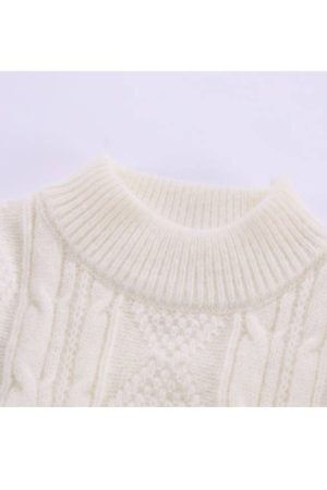 Style Core Aesthetics, New Style Trends Color Block Turtleneck Sweater