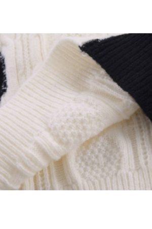 Style Core Aesthetics, New Style Trends Color Block Turtleneck Sweater