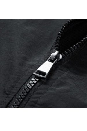 Style Core Aesthetics, New Style Trends Color-Blocked Baseball Jacket