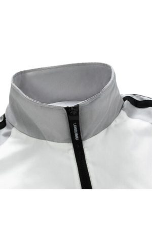 Style Core Aesthetics, New Style Trends Color-Blocked Baseball Jacket