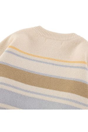 Style Core Aesthetics, New Style Trends Color-blocked Stripe Sweater