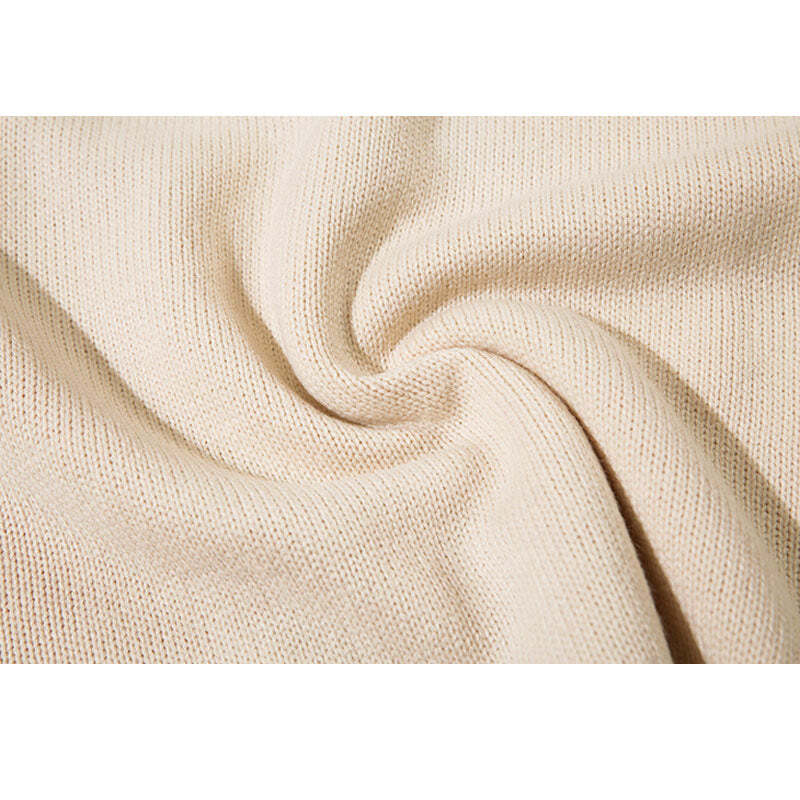 Style Core Aesthetics, New Style Trends Color Contrast Dinosaur Patchwork Design Knit Pullover Style Core Aesthetics, New Style Trends Color Contrast Dinosaur Patchwork Design Knit Pullover