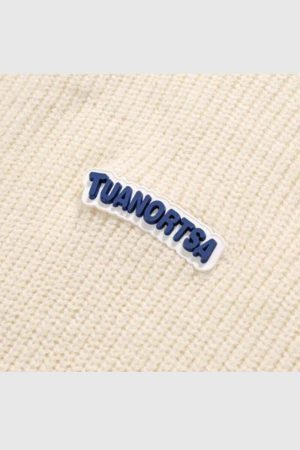 Style Core Aesthetics, New Style Trends Color-Contrast Knit Sweater