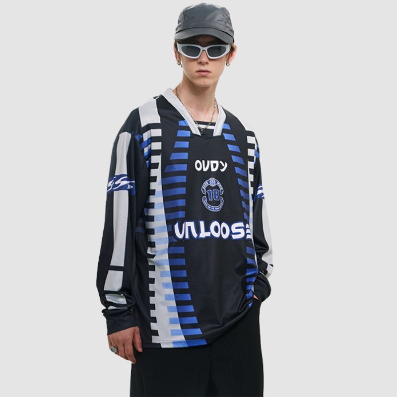 Style Core Aesthetics, New Style Trends Color Contrast Racing Tee Style Core Aesthetics, New Style Trends Color Contrast Racing Tee