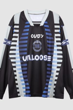 Style Core Aesthetics, New Style Trends Color Contrast Racing Tee