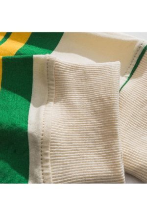 Style Core Aesthetics, New Style Trends Color Contrast Striped Sweatshirt