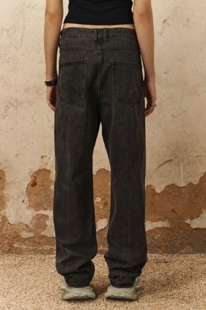 Style Core Aesthetics, New Style Trends Color Patchwork Design Jeans