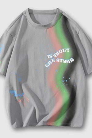 Style Core Aesthetics, New Style Trends Color Splash Tee