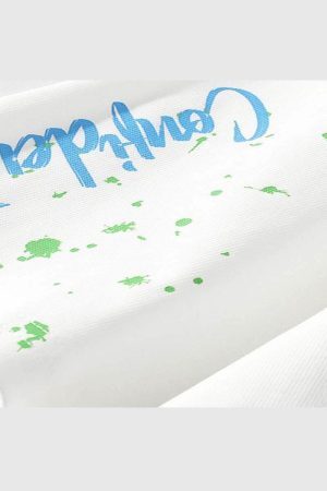 Style Core Aesthetics, New Style Trends Color Splash Tee