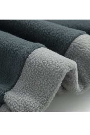 Style Core Aesthetics, New Style Trends Color Stitching Half Zip Up Sweatshirt