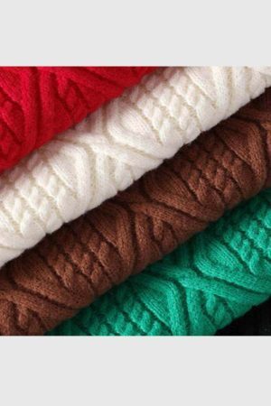 Style Core Aesthetics, New Style Trends Colorblock Cable Knit Sweater