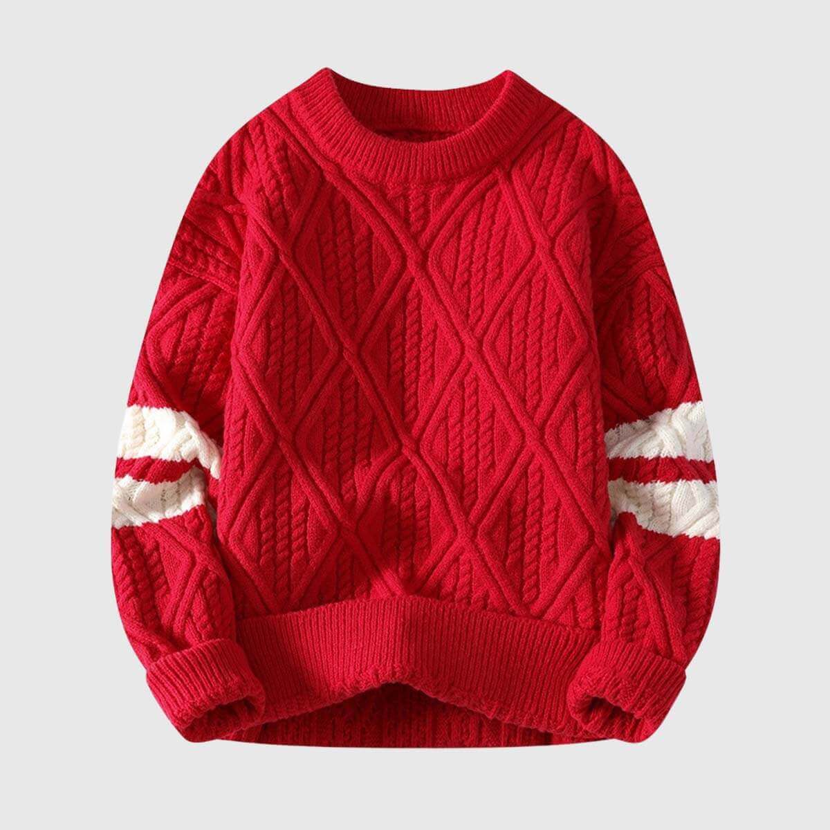 Style Core Aesthetics, New Style Trends Colorblock Cable Sweater