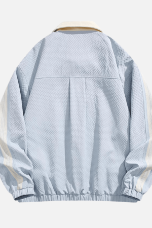 Style Core Aesthetics, New Style Trends Colorblock Casual Street Jacket