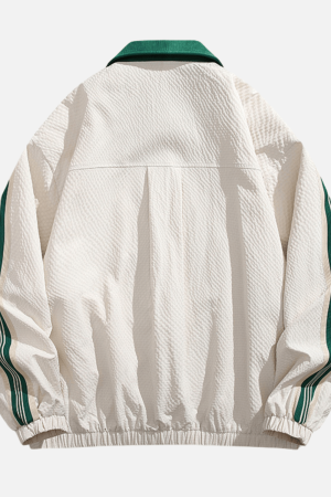 Style Core Aesthetics, New Style Trends Colorblock Casual Street Jacket