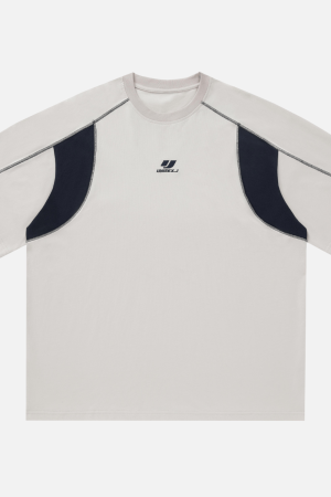 Style Core Aesthetics, New Style Trends Colorblock Embroidered Cotton T-Shirt