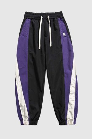 Style Core Aesthetics, New Style Trends Colorblock Jogger Pants