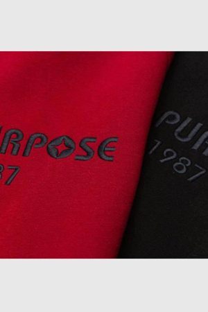 Style Core Aesthetics, New Style Trends Colorblock 'NO PURPOSE' Sweatshirt