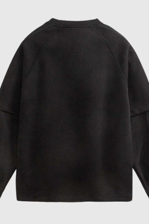 Style Core Aesthetics, New Style Trends Colorblock 'NO PURPOSE' Sweatshirt