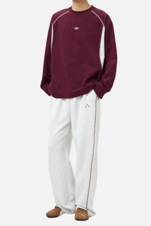 Style Core Aesthetics, New Style Trends Colorblock Patchwork Long Sleeve T-Shirt