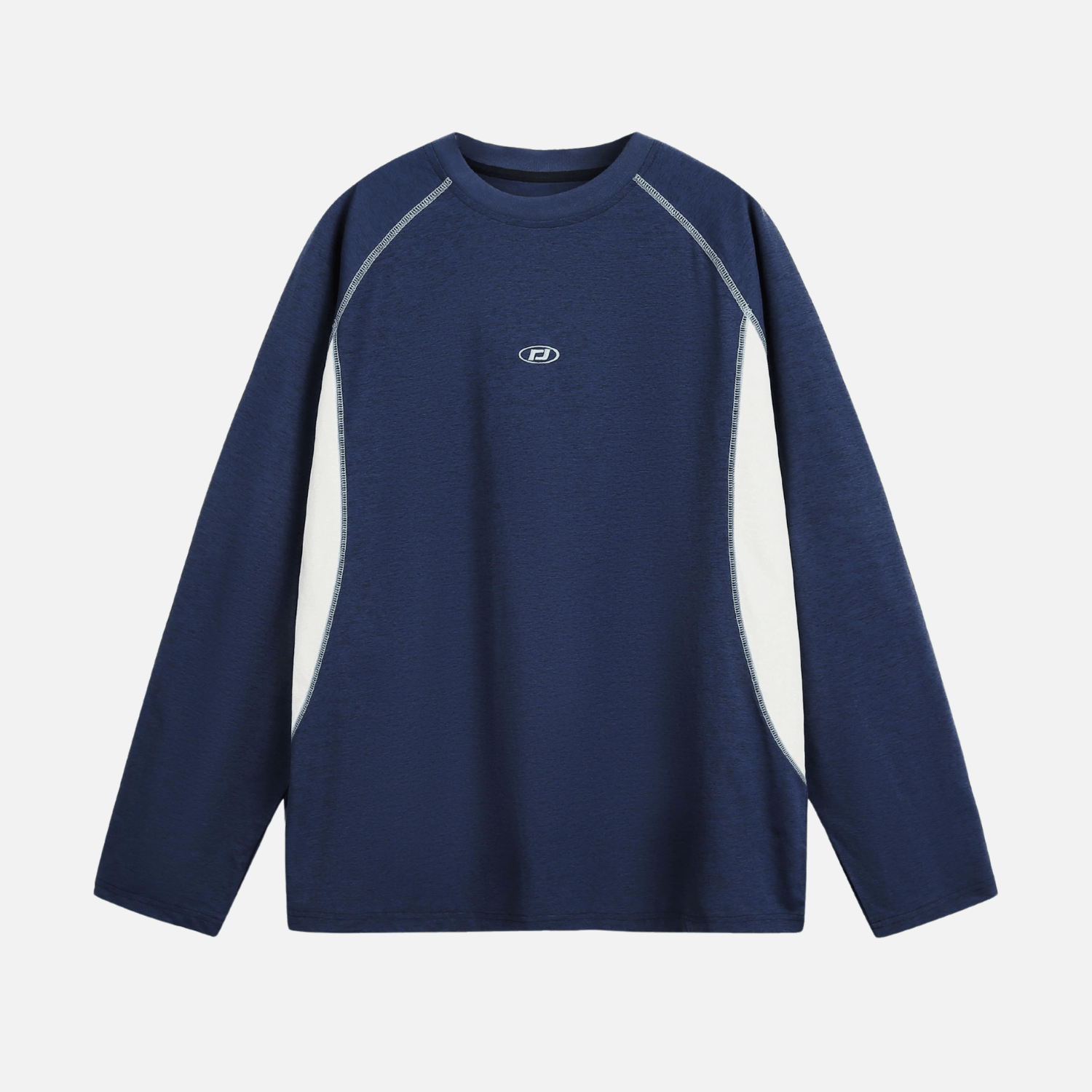 Style Core Aesthetics, New Style Trends Colorblock Patchwork Long Sleeve T-Shirt