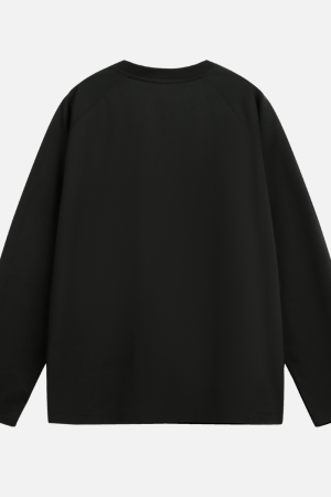 Style Core Aesthetics, New Style Trends Colorblock Patchwork Long Sleeve T-Shirt