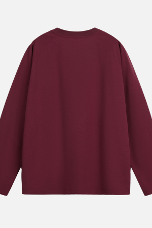 Style Core Aesthetics, New Style Trends Colorblock Patchwork Long Sleeve T-Shirt